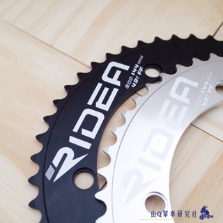 【山Q單車研究社】RIDEA 大盤 齒片 49T 銀/黑 單速車專用 FIXED GEAR