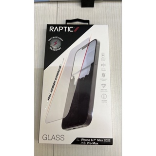 福利品出清 RAPTIC iPhone 14 Plus/13 Pro Max 抗藍光玻璃貼