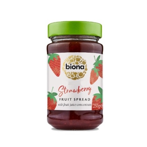 biona 生機草莓果醬(無添加糖) 250g/瓶