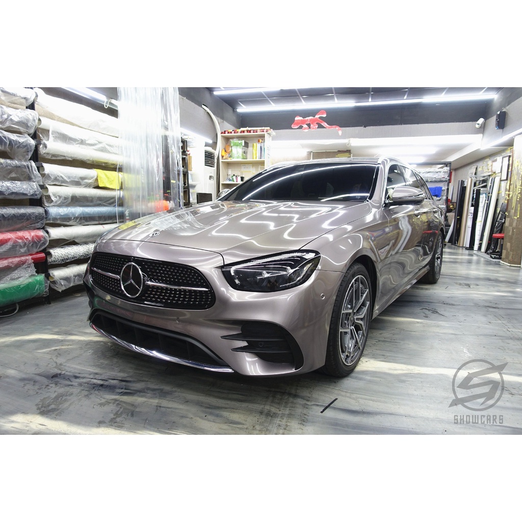 M-BENZ S213 E200 全車亮灰 全車改色貼膜 全車換色 全車包膜 3M2080 美國禿鷹 RB13 E300