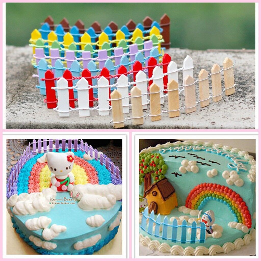 [多種顏色] 生日蛋糕裝飾用彩色圍欄蛋糕裝飾圍欄