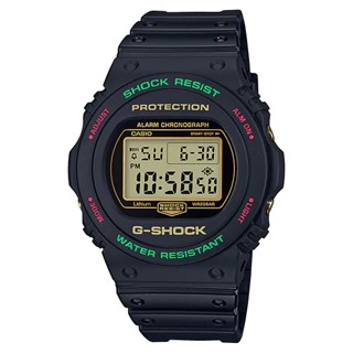 CASIO卡西歐G-SHOCK DW-5700TH-1 紅綠雙色為靈感設計45.4mm