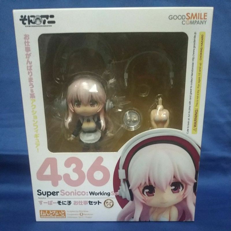 日版 黏土人 436 索尼子 Super Sonico:Working Set