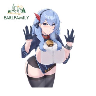 EARLFAMILY 13cm x 8.8cm 適用於 Ako Amau Blue Archive 汽車貼紙空調貼花車門