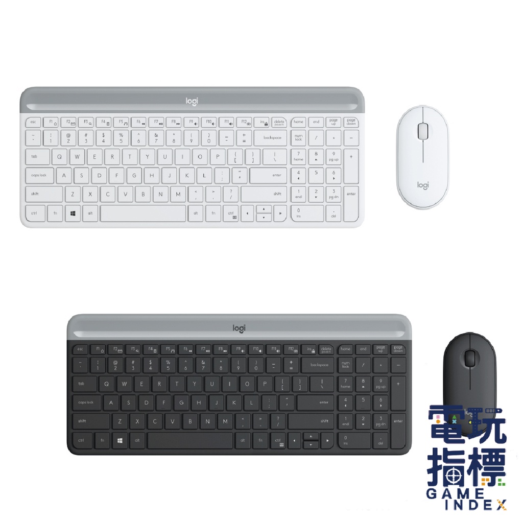 羅技 Logitech MK470 纖薄無線鍵鼠組 無線滑鼠 無線鍵盤 鍵鼠組【電玩指標】十倍蝦幣