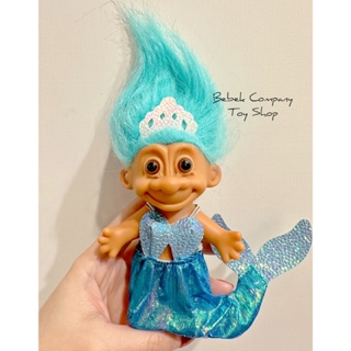 現貨 稀有 美國1980s vintage troll doll 美人魚 醜娃 巨魔娃娃 幸運小子 古董玩具 Russ