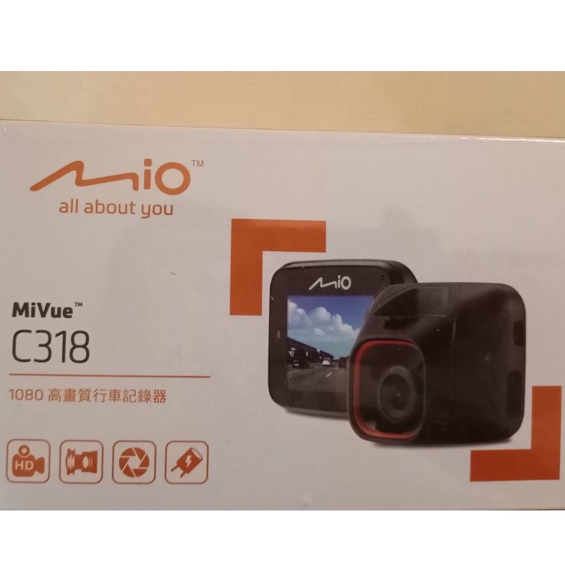 【Mio】Mini Mivue C318 1080高畫質行車記錄器