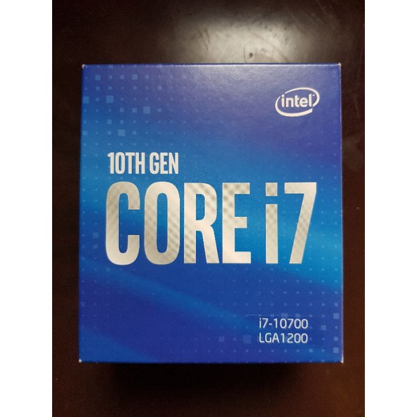 Intel 第10代 i7-10700 (二手盒裝)