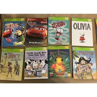 （二手）Leapfrog Tag 繪本 Fly Guy, Olivia, Cars, Miss spider, moo