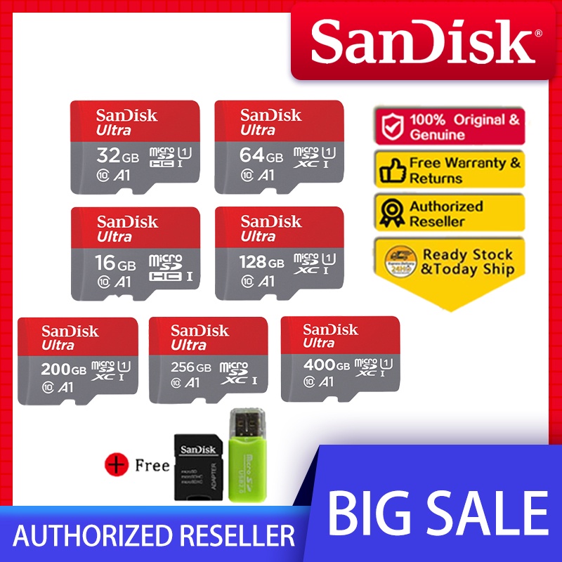 SANDISK 閃迪 Ultra A1 MicroSD 存儲卡 100-120MB/S Class 10 (256GB/