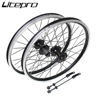 Litepro 20 英寸 406 折疊自行車 Casette 輪組 Disc V 剎車 F100mm R135mm 雙