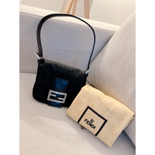 收藏品稀有尺寸讓藏［FENDI BAGUETTE］小尺寸法棍包 Vintage