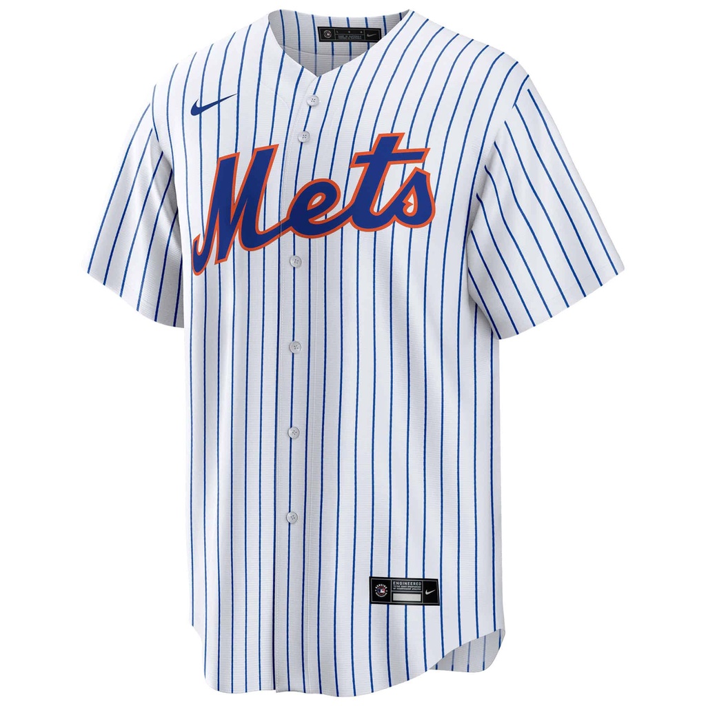 MLB紐約大都會主場球衣Nike New York Mets White Home Replica Jersey