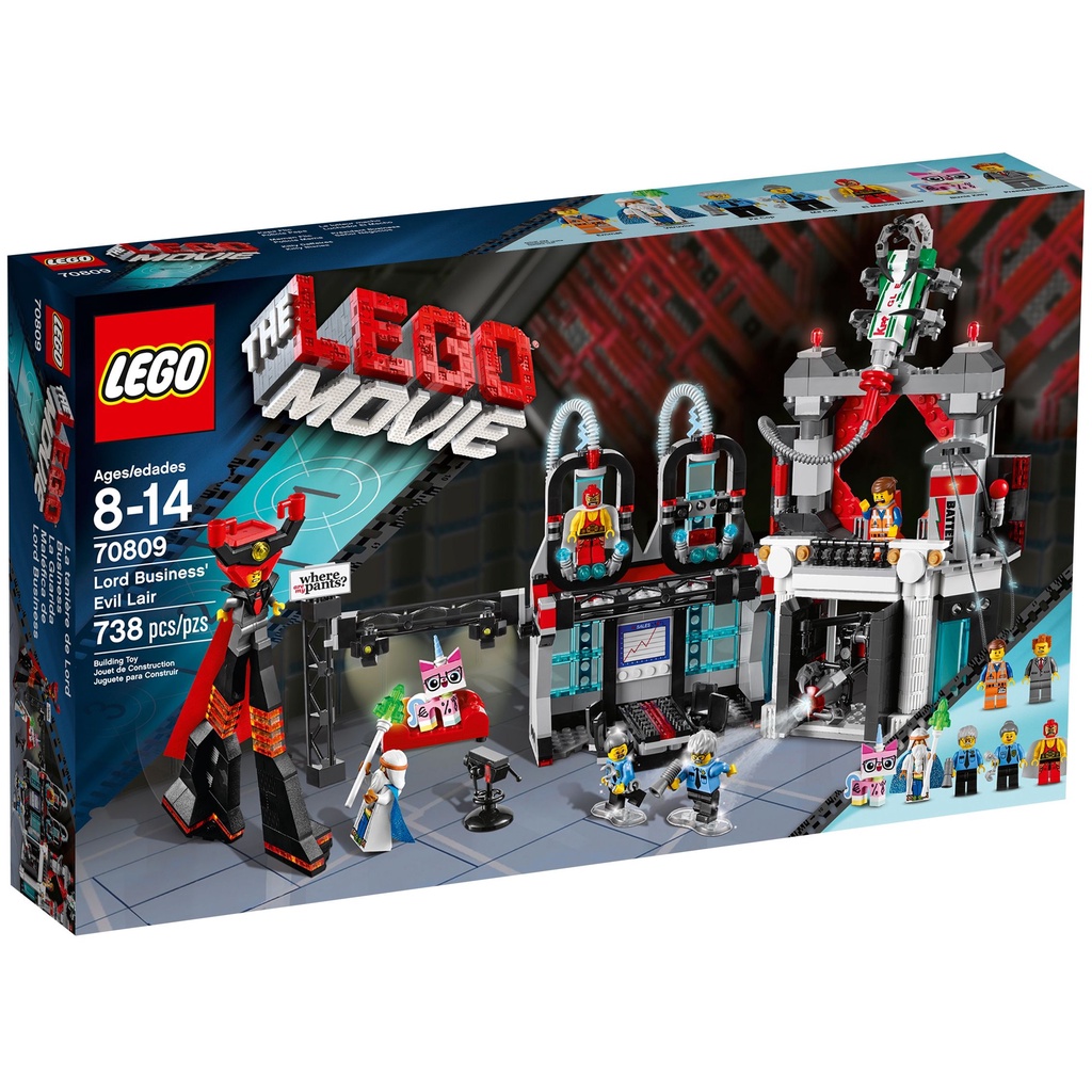 [大王機器人] 絕版品 LEGO 樂高 樂高玩電影系列 70809 Lord Business' Evil Lair