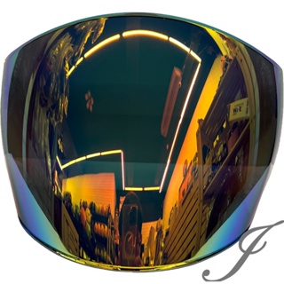 NHK R1 V1 R-1 多層膜(副廠) 電鍍藍金 長鏡片半罩 安全帽