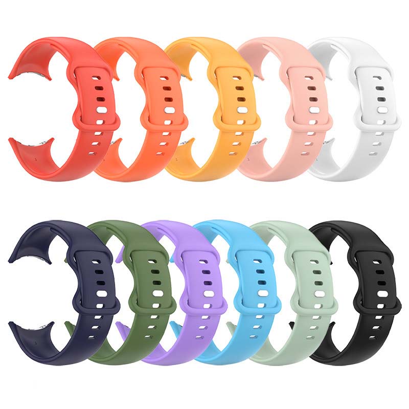 Pixel Watch 4 3 2 矽膠錶帶 41mm 45mm 4代 3代 Google Watch4 Watch3