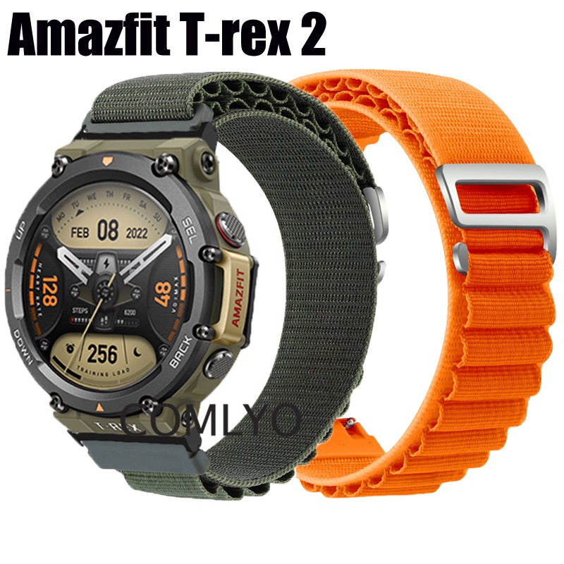 華米 Amazfit t-rex 2 錶帶 高山尼龍回環款 柔軟舒適透氣  t rex 2 錶帶 可調節男女生款