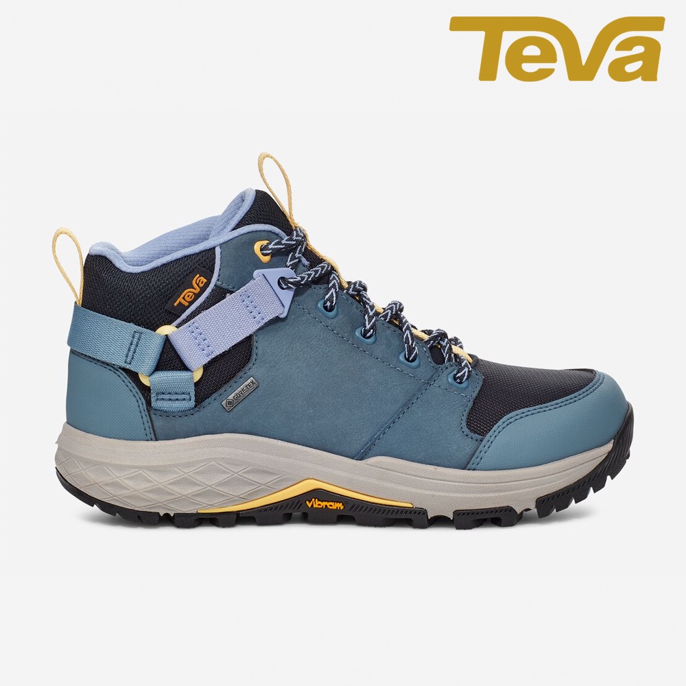 【TEVA】GRANDVIEW GORE-TEX 高筒GTX防水戶外登山女鞋 幻像藍(TV1106832BLMI)