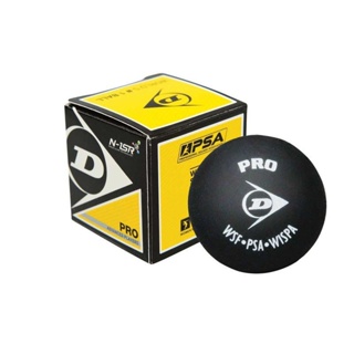 Ψ山水體育用品店Ψ DUNLOP 登錄普 squash 壁球(國際正式比賽球)PRO(雙黃點)