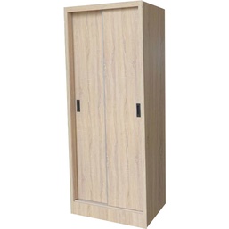【萊夫家居】TS-36E-JT：橡木色2.7尺直筒衣櫃【台中家具】推門衣櫥 拉門衣櫃 單人衣櫃 套房 防蛀木心板 台灣製