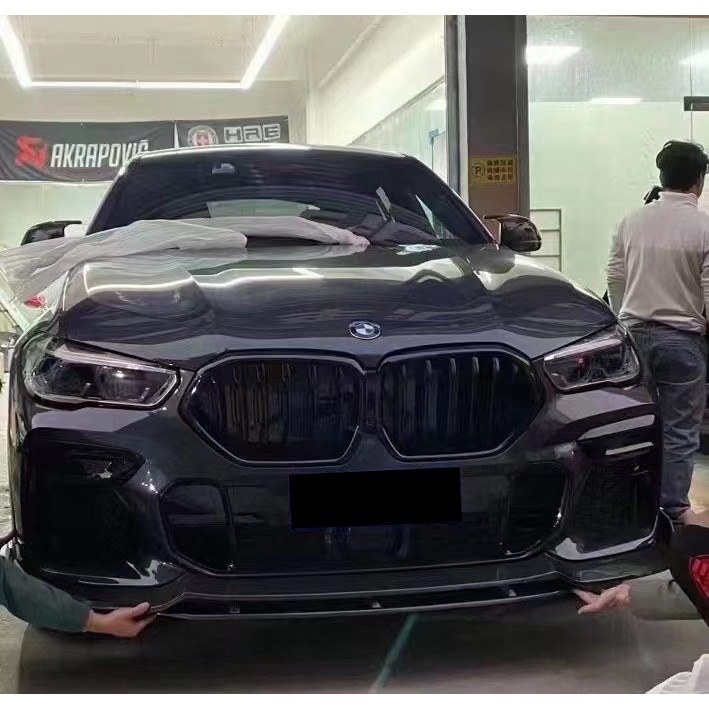 【M.GARAGE】BMW X6 F96 G06 黑武士 碳纖維 前下巴 改裝 套件