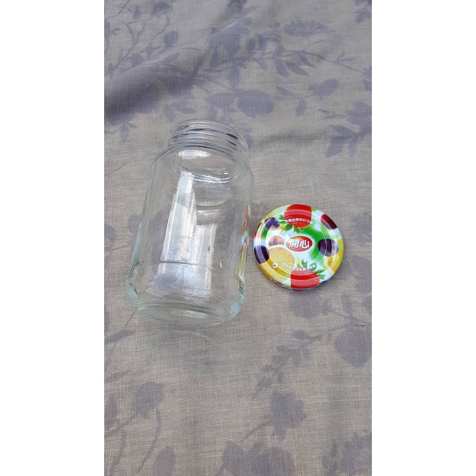 【紫晶小棧】玻璃瓶 玻璃罐 300g 空罐 300ML (附蓋子) (現貨1個) 果醬瓶 收納 DIY 空瓶