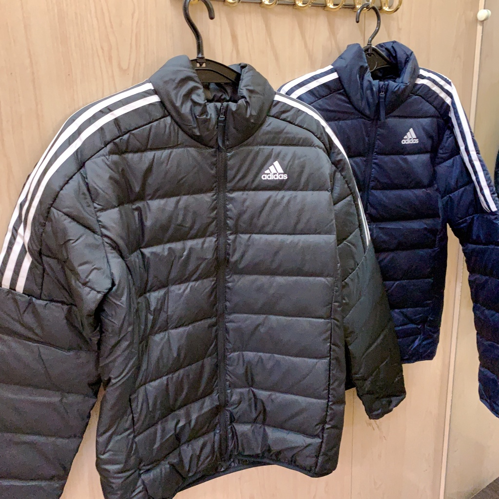 有間店🔹ADIDAS ESS DOWN JACKET 愛迪達 羽絨外套 保暖 立領外套 黑GH4589 深藍GH4594