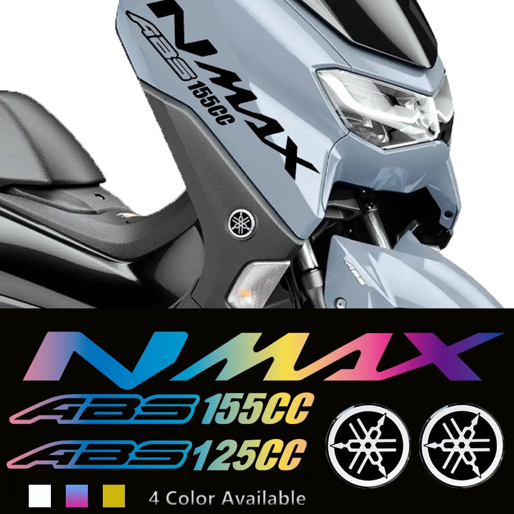 雅馬哈 NMAX 155 Nmax160 Nmax150 Nmax125 的反光摩托車配件踏板車車身側條整流貼紙徽標貼花