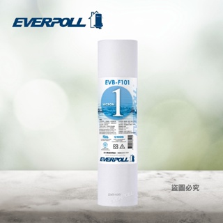 EVERPOLL 10吋 EVB-F101 F101 濾心 前置濾心 1微米 PP 可搭 H104 S104 愛惠浦