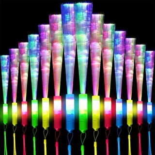 發光棒發光光纖棒魔術棒帶 3 種模式 LED 玩具聖誕萬聖節