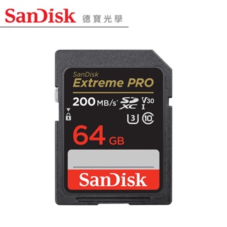 Sandisk Extreme Pro SD UHS-I 64G/128G 200mb SD記憶卡 總代理公司貨