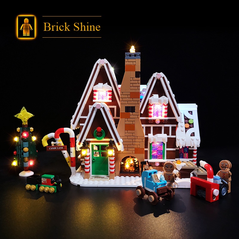 現貨【BRICK SHINE】【燈組】無主體 適用 樂高 LEGO 10267 薑餅屋 全新未拆 BS燈組
