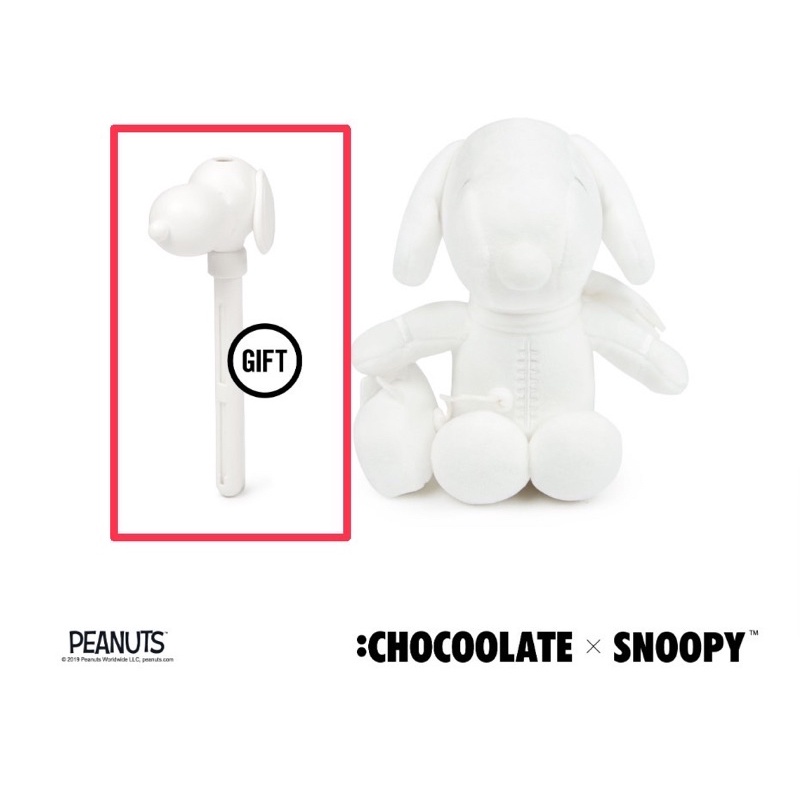 全新 現貨 :CHOCOOLATE x SNOOPY　史努比全白造型加濕器