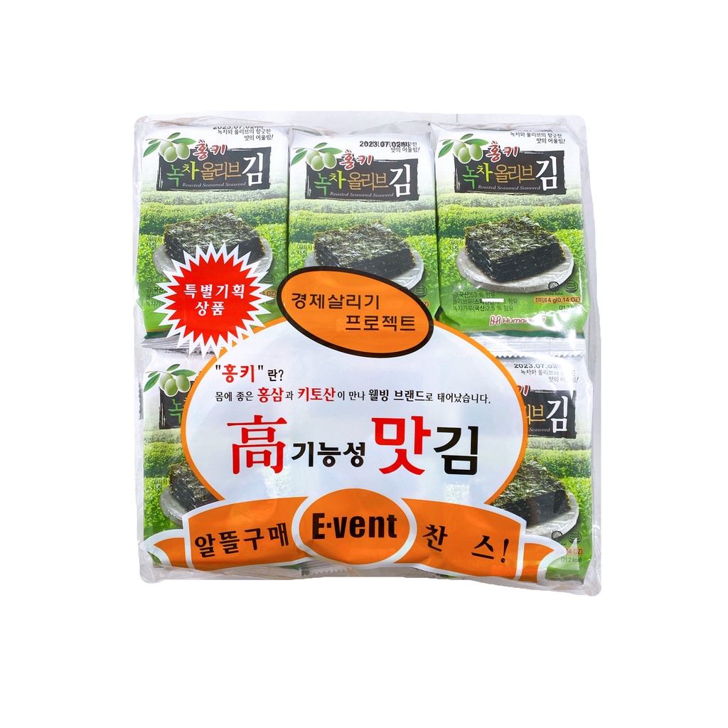 【天惠】韓國零食 天惠12入橄欖油海苔(48g)