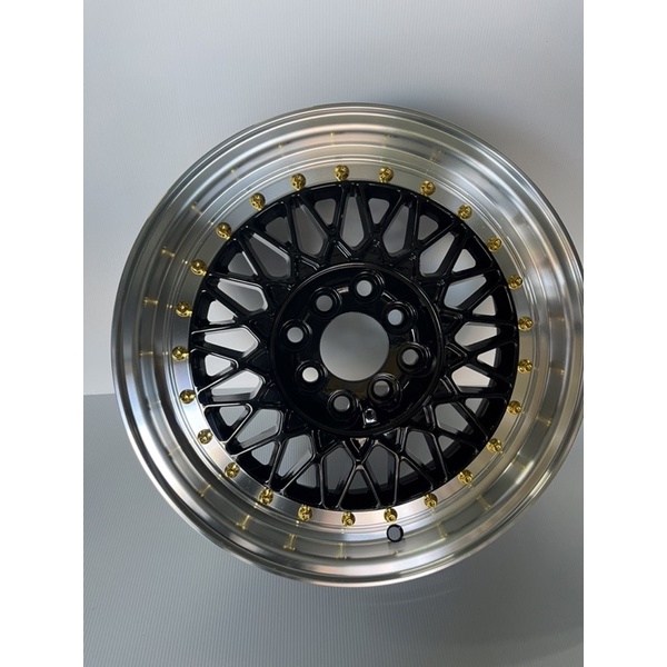 🚗隆盛輪鋁🚗 15吋類BbS鋁圈 來店安裝贈送3D四輪定位 頂級輪胎設備