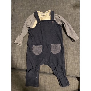 二手 套裝 Oshkosh 18m 包屁衣 上衣 uniqlo 80 吊帶褲 連身褲 寶寶 嬰兒 嬰幼兒 幼兒 幼童