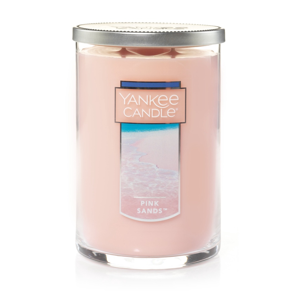 全新 現貨 美國原裝 Yankee candle Pink Sands 粉紅沙 香氛 蠟燭 玻璃罐 大 623g 錫中燭