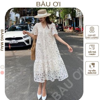 [Bauoi V83] 魚尾風格夏季派對禮服高品質蕾絲材料 - 辦公室孕婦裝設計