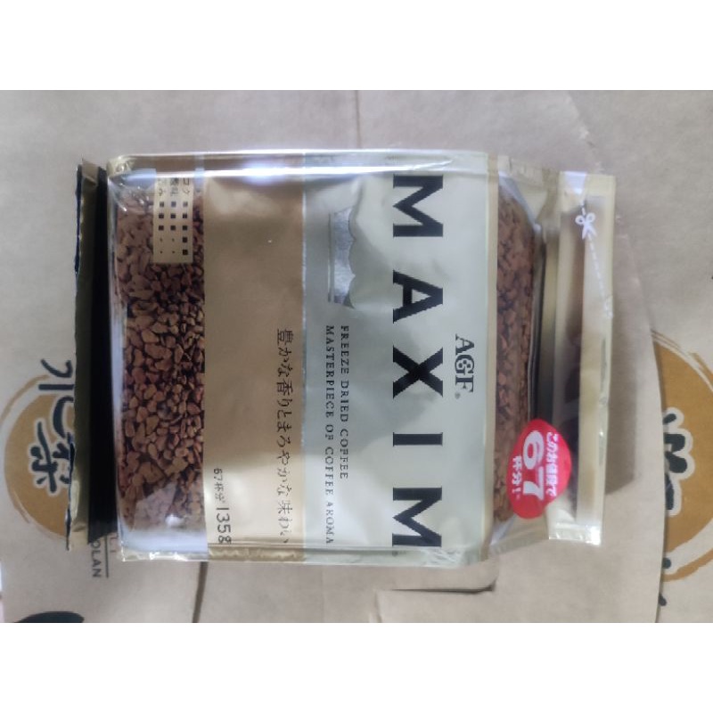 [全新] 日本AGF MAXIM金色即溶咖啡 一包（效期2023/02）戒斷咖啡&amp;搬家用不到，找有緣人