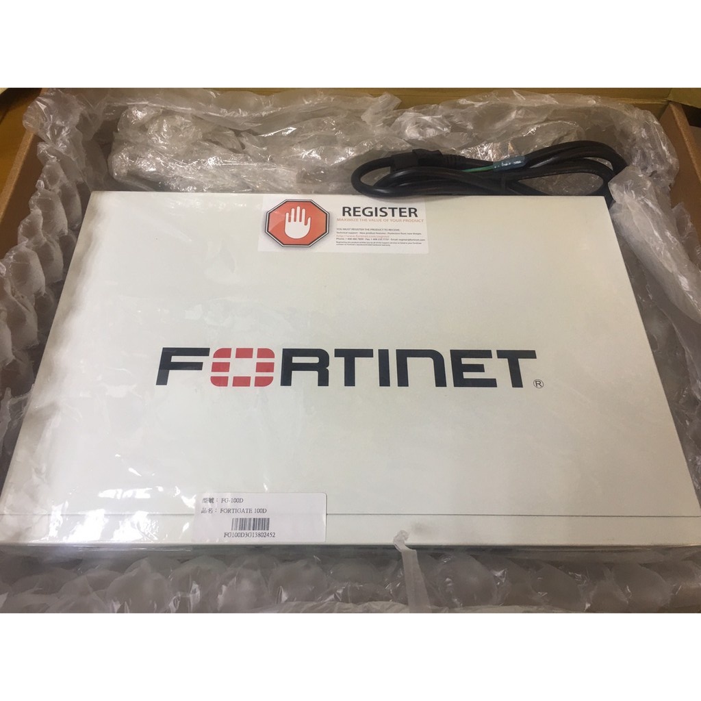 Fortinet Fortigate 100D UTM Firewall授權至2019年