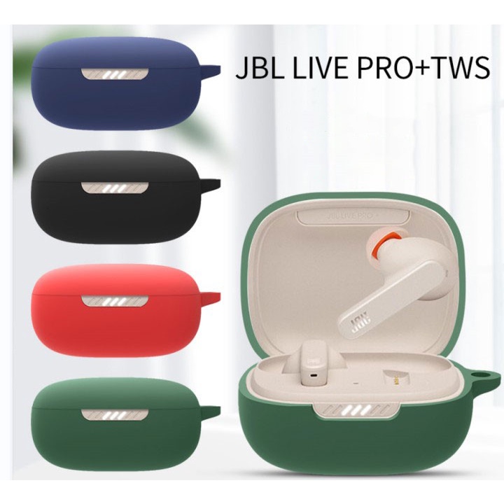Jbl LIVE PRO+TWS 保護套液態矽膠耳機保護套適用於 JBL LIVE PRO+TWS 青春版保護套 Fun