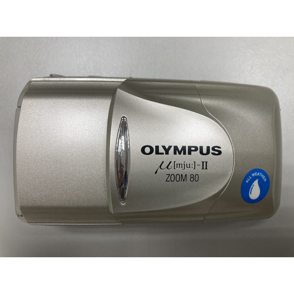 奧林巴斯OLYMPUS  μ [mju:] -ii  ZOOM 80 底片相機 (只有主機及說明書)