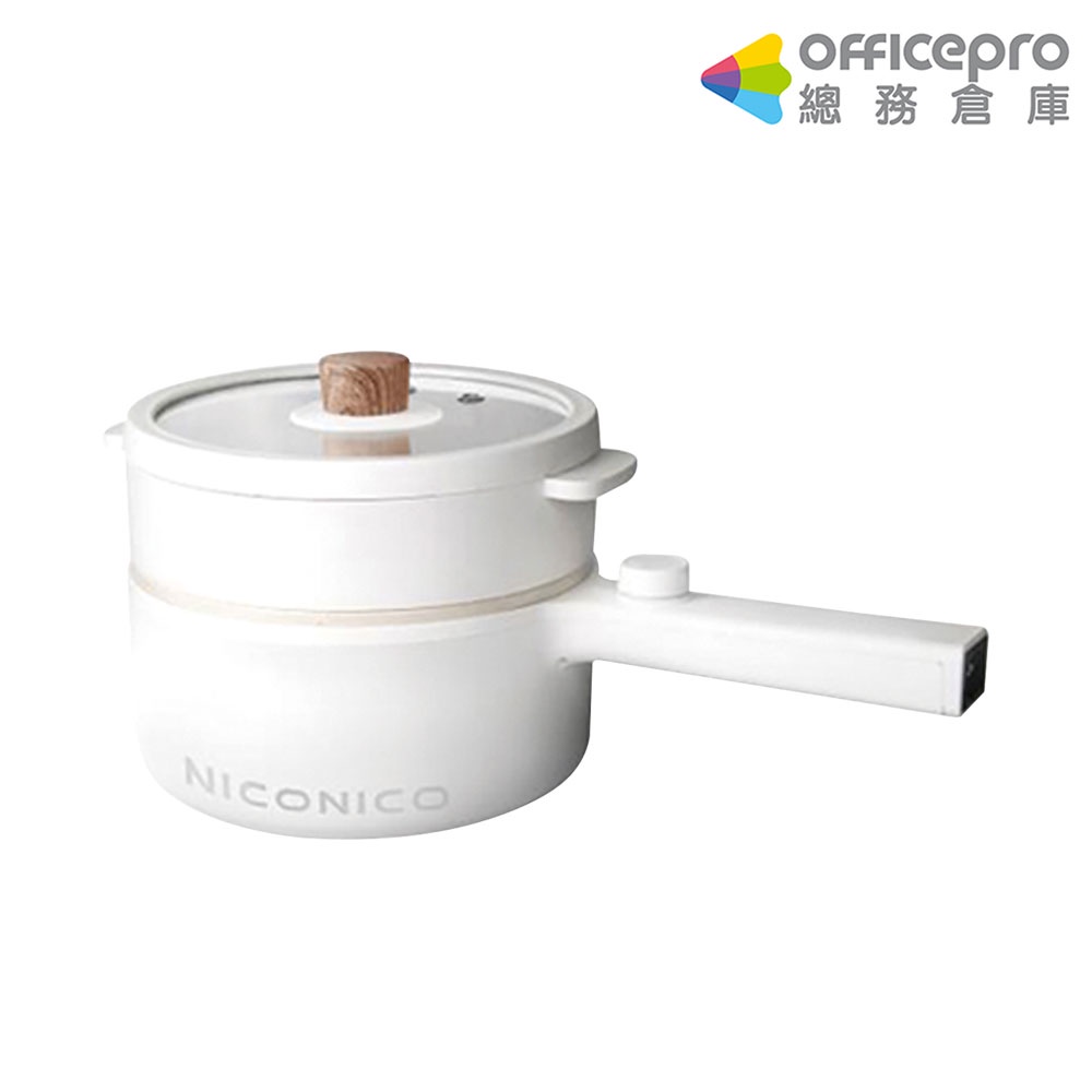 NICONICO日式蒸煮陶瓷料理鍋 NI-GP931 1.7L 電陶料理鍋｜Officepro總務倉庫