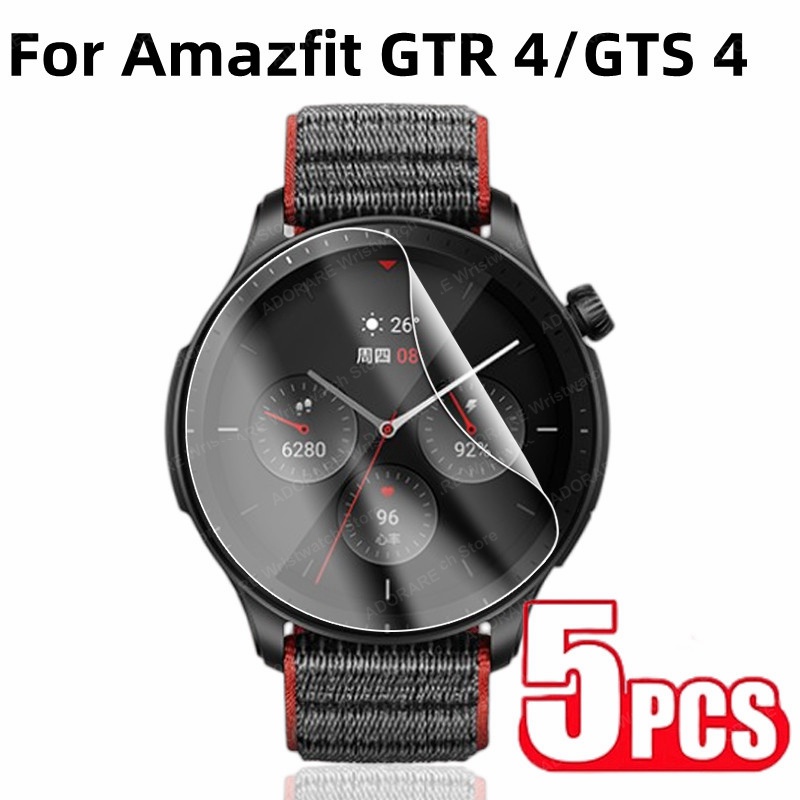 Amazfit GTR 4 保護膜 Amazfit GTR 4 3 2 熒屏保護貼 高清軟 TPU 水凝膠膜