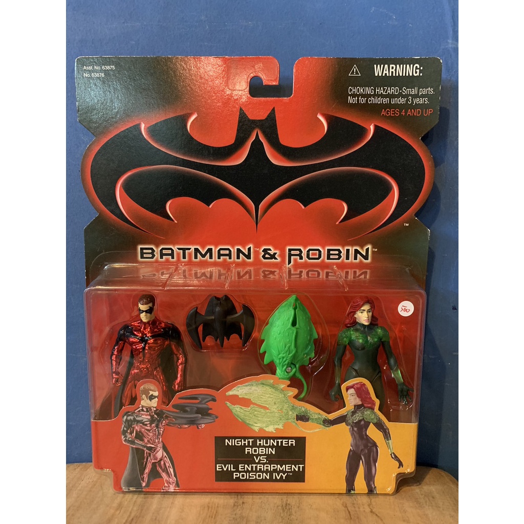 KENNER 肯納 BATMAN &amp; ROBIN 蝙蝠俠 羅賓VS毒藤女 吊卡