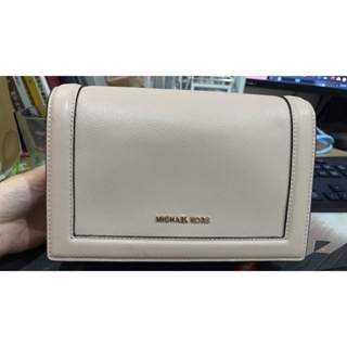 Michael kors 粉色掀蓋肩背包