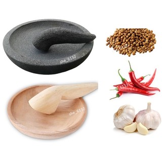 ULEKAN KAYU/ Cobek BATU 研磨器