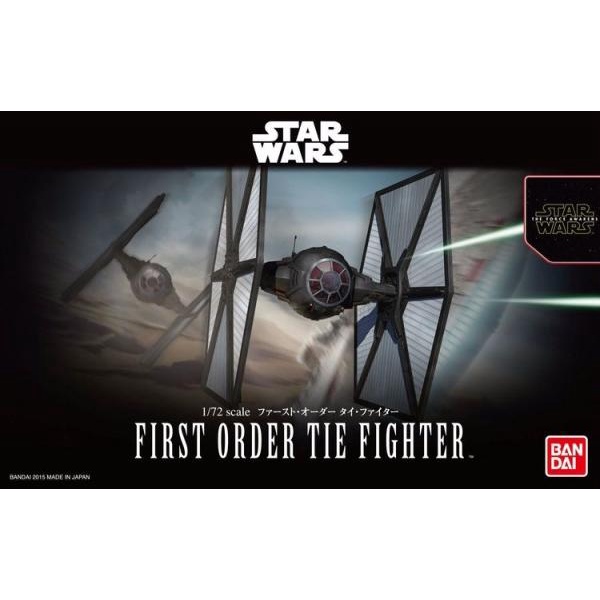 BANDAI 組裝模型 1/72 星際大戰 鈦戰機 First Order Tie 『妖仔玩具』 全新現貨