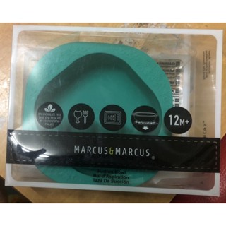 全新未用-MARCUS & MARCUS動物樂園矽膠防漏幼兒學習吸盤碗