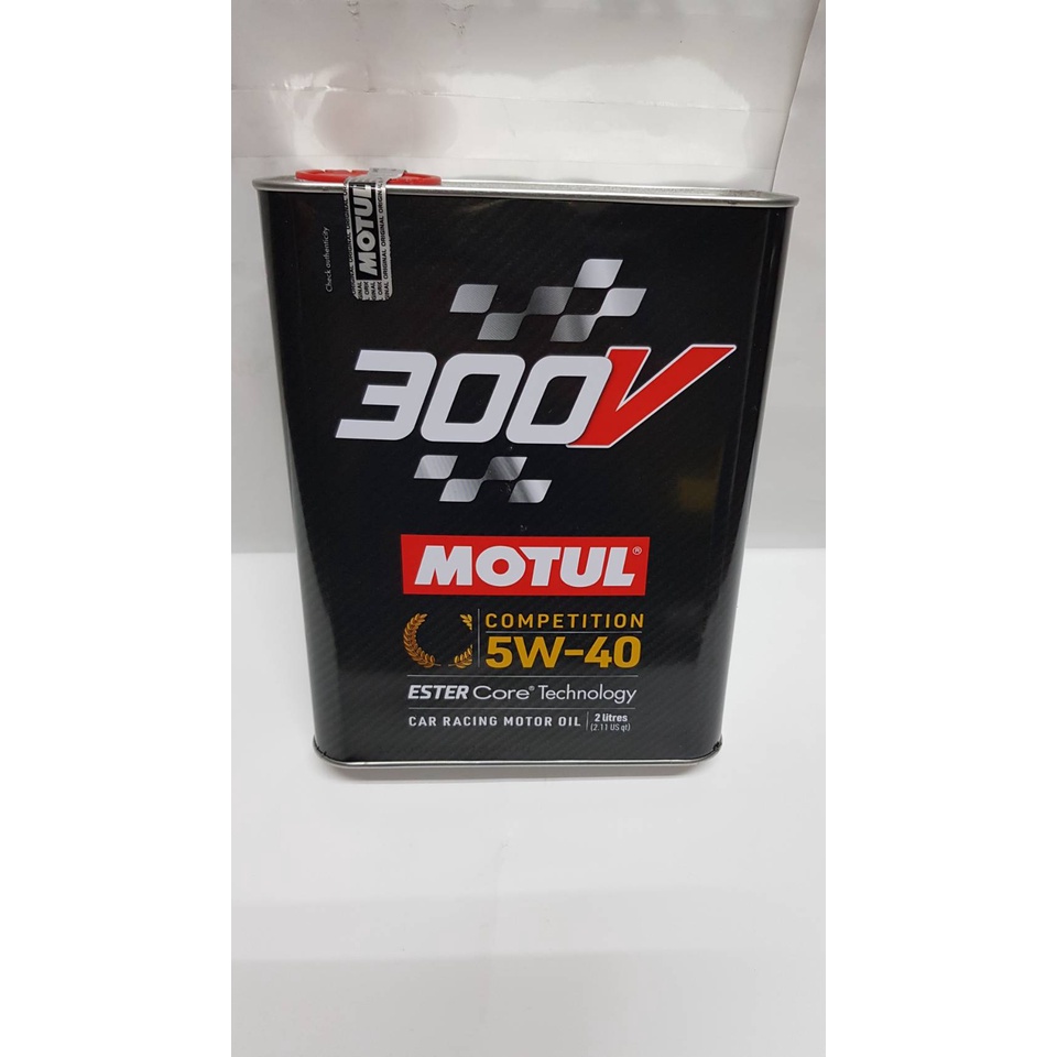 法國 魔特 摩特 MOTUL 300V 5w40  雙酯類 100% 賽車 合成 機油 ESTER 2公升裝